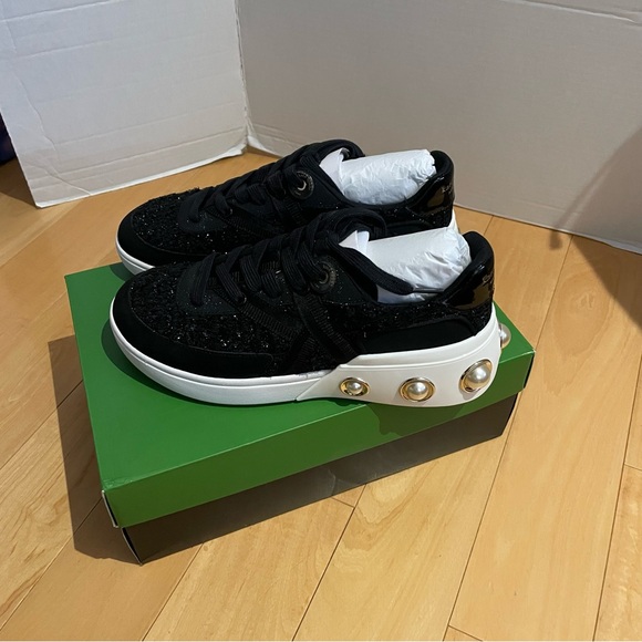 NIB Kate spade cayman sneakers with pearl design - Picture 7 of 9